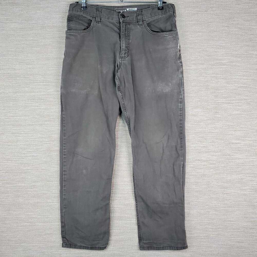 Carhartt Work Pants Mens 32X30 Relaxed Fit Thrashed Country Western Gorpcore
